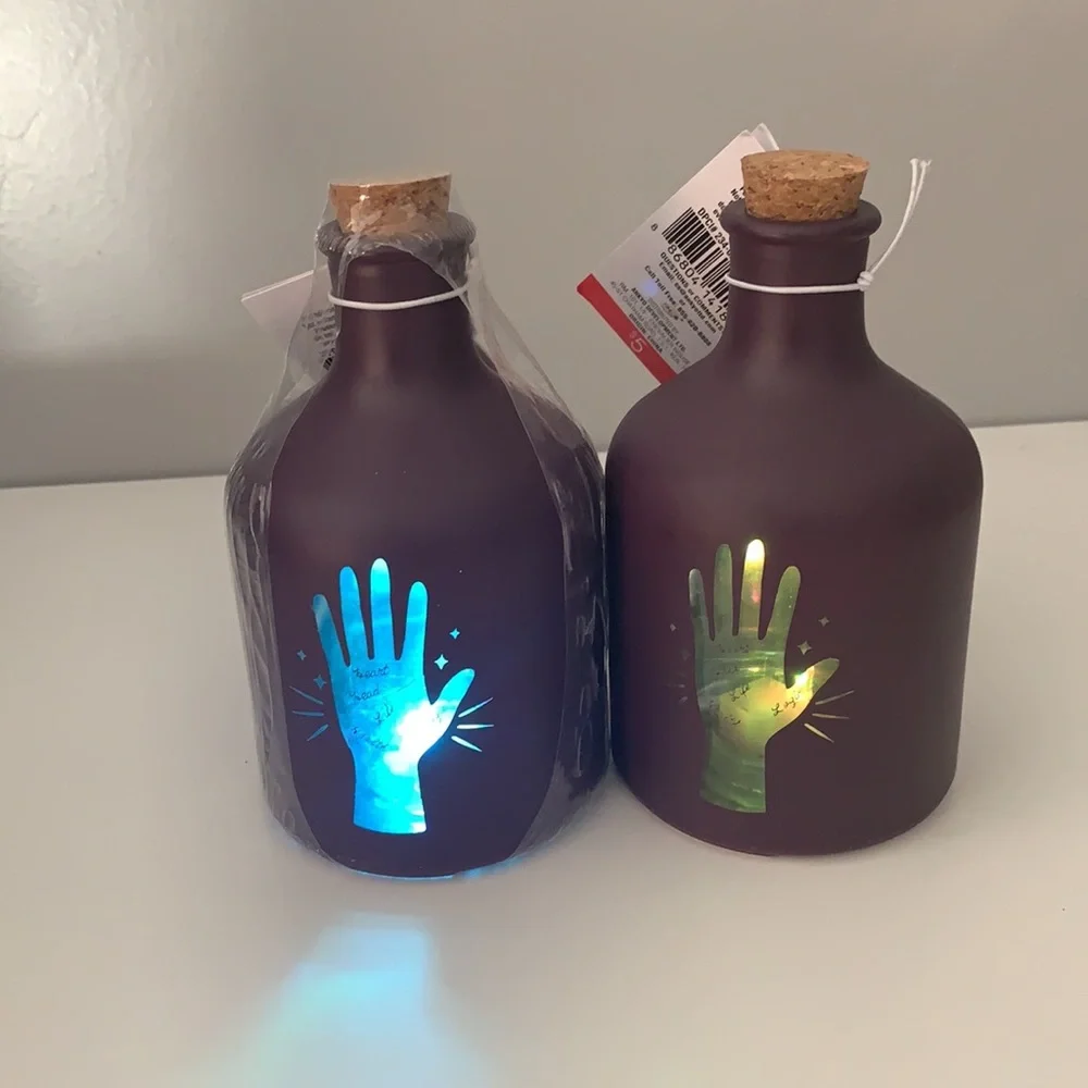Brand New Halloween Target Glass Decorative Bottles